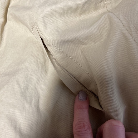 Chicos Cotton Metallic Blend Long Sleeve Field Jacket Utility Coat - Picture 15 of 16